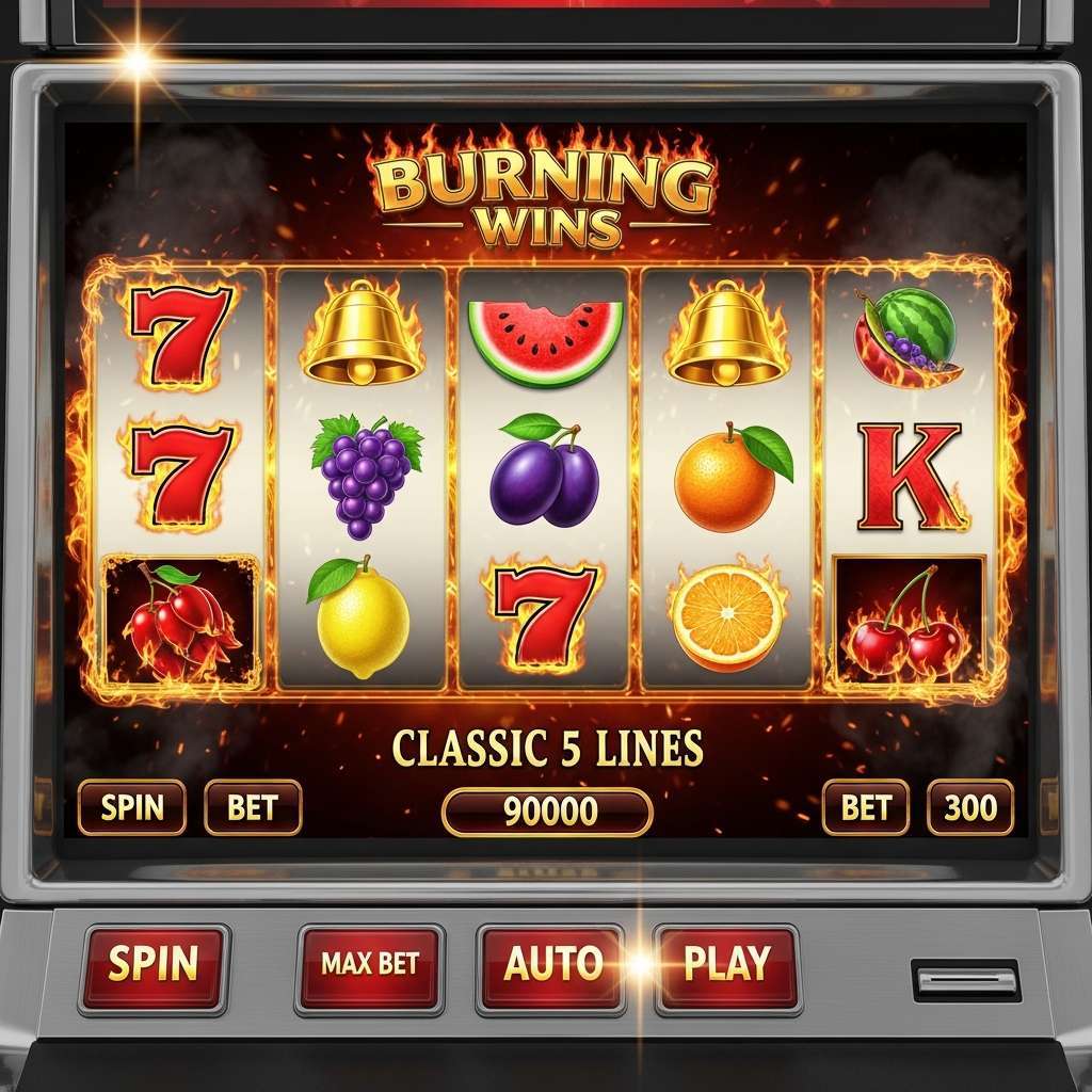 Burning Wins: classic 5 lines